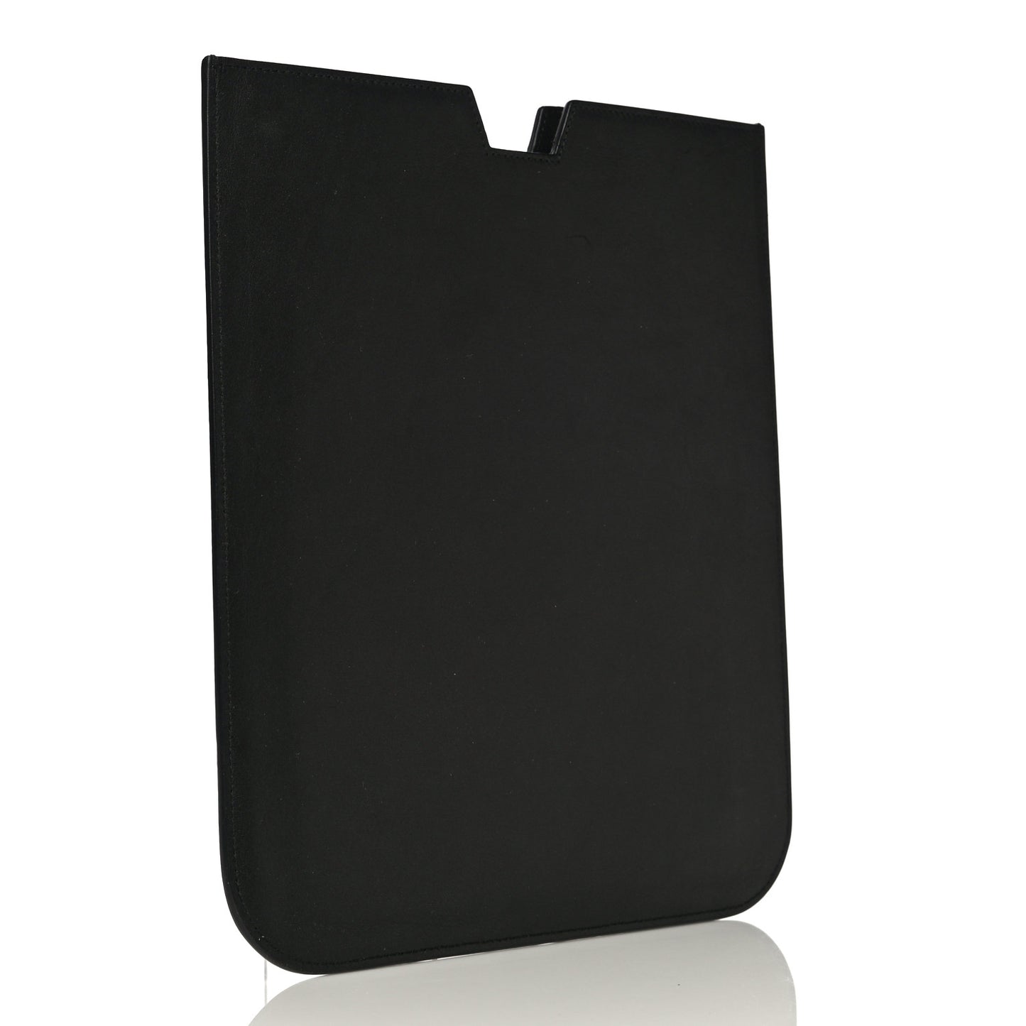 Calfskin Studded iPad Case Black