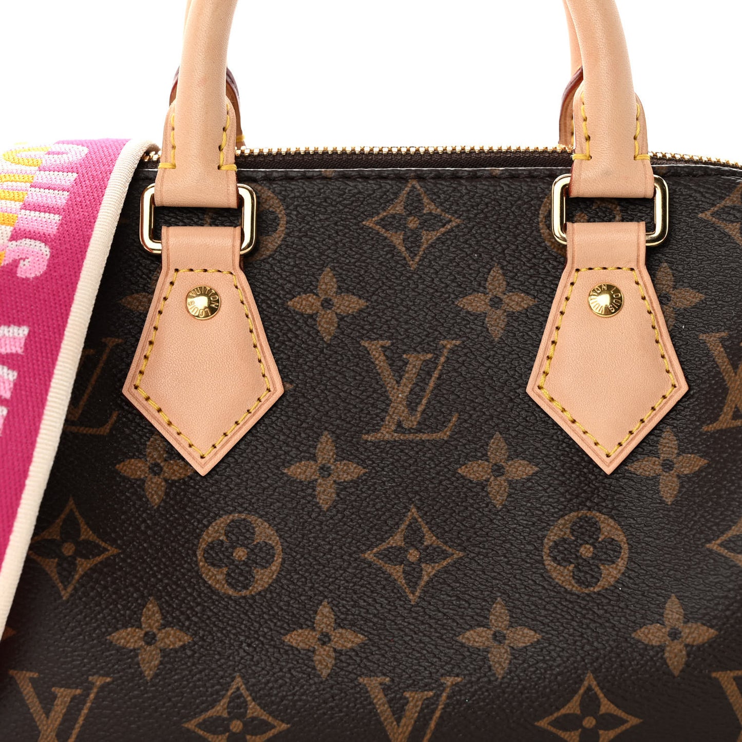 Monogram Speedy Bandouliere 20 Fuchsia