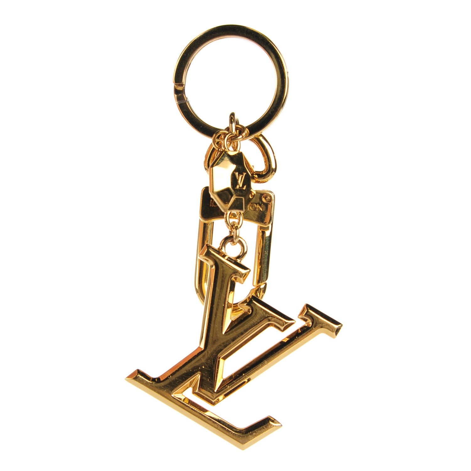 Louis Vuitton LV Facettes Key Holder Gold 1 of 4