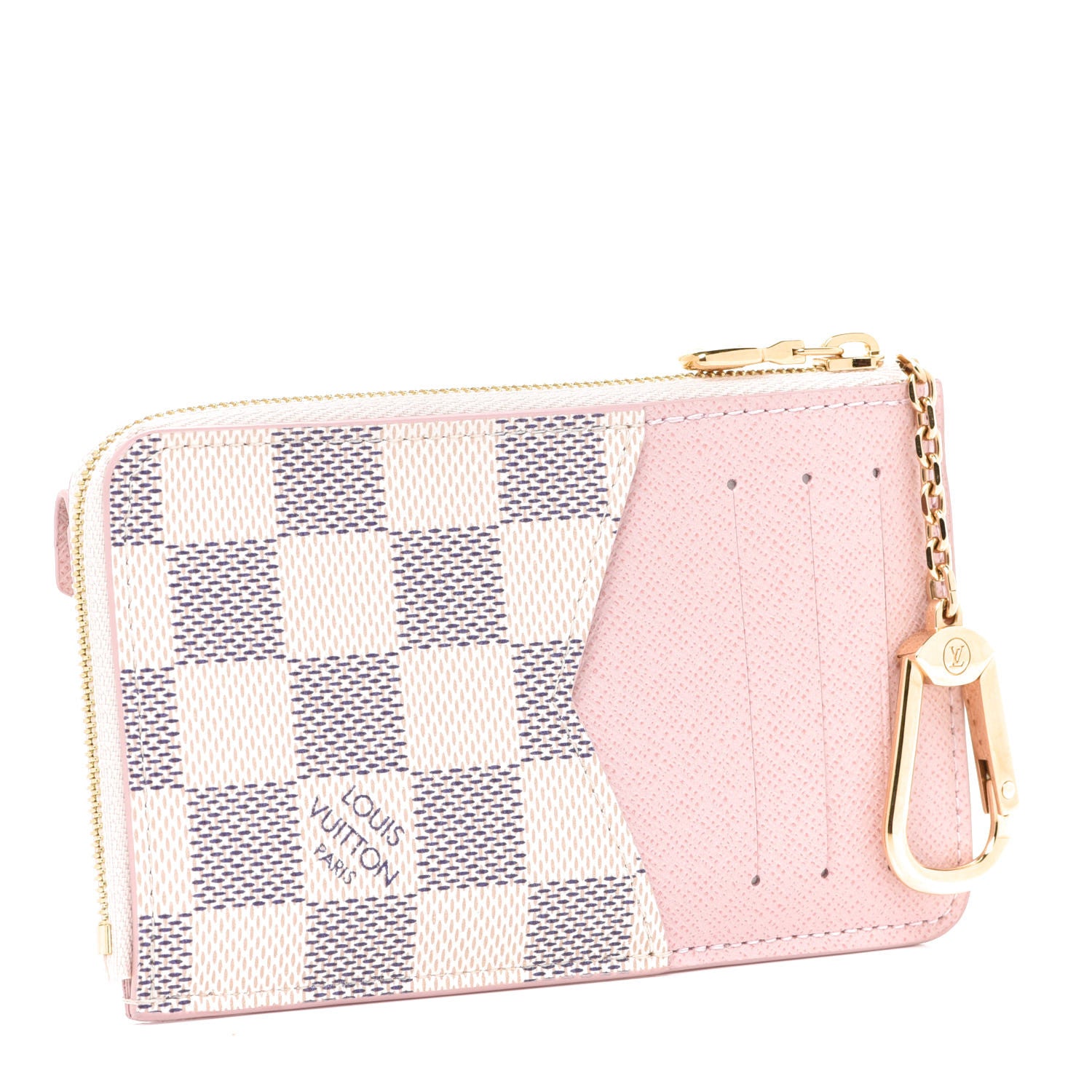 Louis Vuitton Damier Azur Recto Verso Card Holder Rose Ballerine 3 of 7