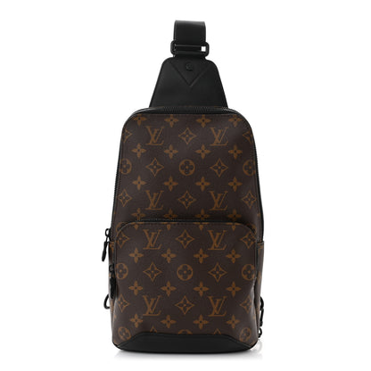 Louis Vuitton Monogram Macassar Avenue Sling Bag 1 of 9
