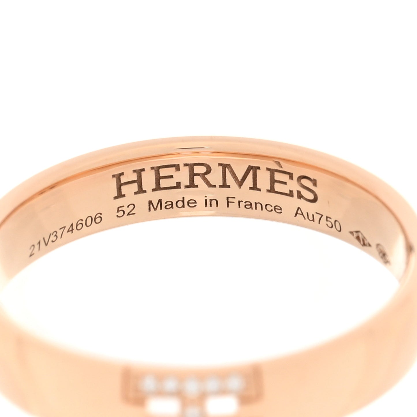 18K Rose Gold Diamond Ever Herakles Wedding Band Ring 52 6