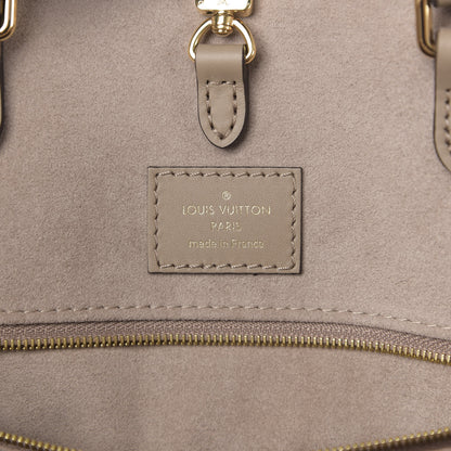 Louis Vuitton Empreinte Monogram Giant Onthego MM Tourterelle Creme 7 of 11