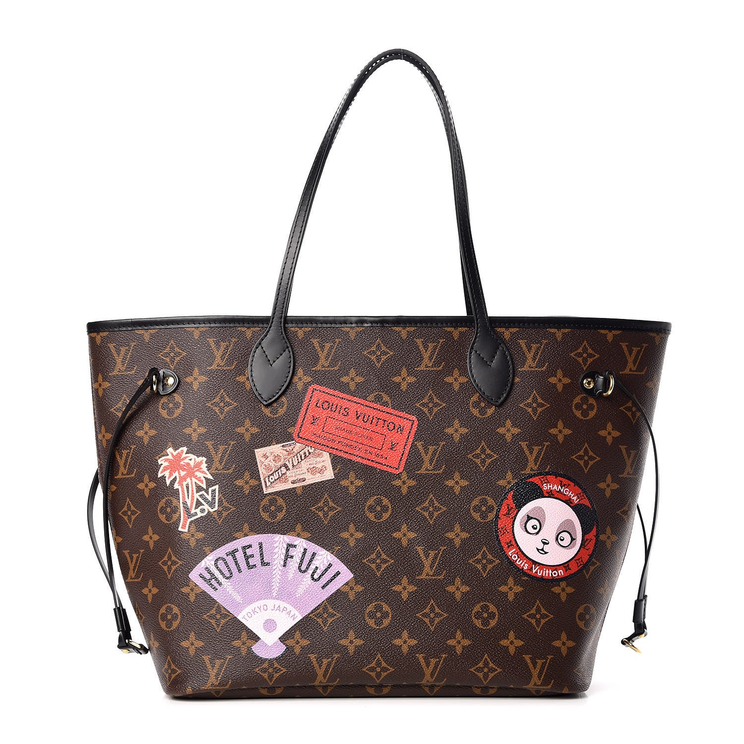 Louis Vuitton Monogram My LV World Tour Neverfull MM 1 of 15