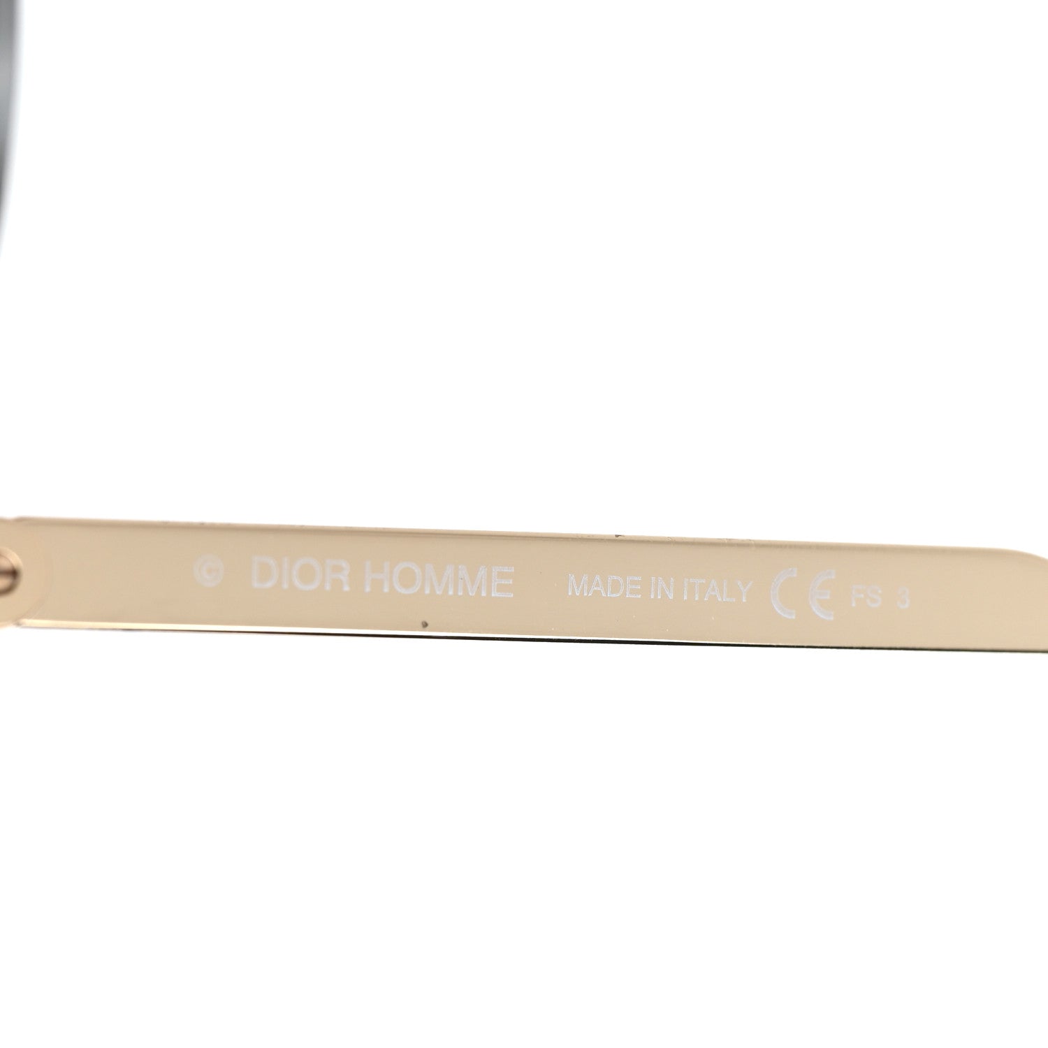 Christian Dior Round Homme Sunglasses 180.2F Black 7 of 8