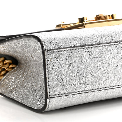 Gucci Galassia Small Padlock Shoulder Bag Argento 8 of 10