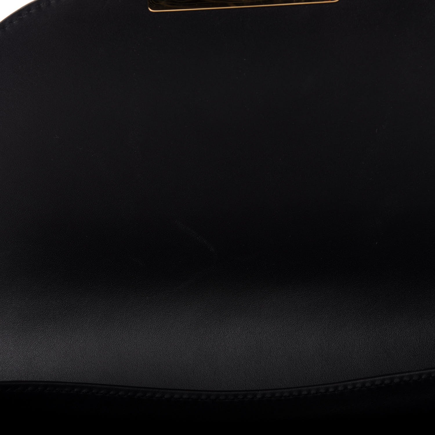 Gucci Guccissima Medium Padlock Messenger Shoulder Bag Black 10 of 12