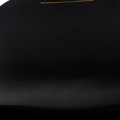 Gucci Guccissima Medium Padlock Messenger Shoulder Bag Black 10 of 12