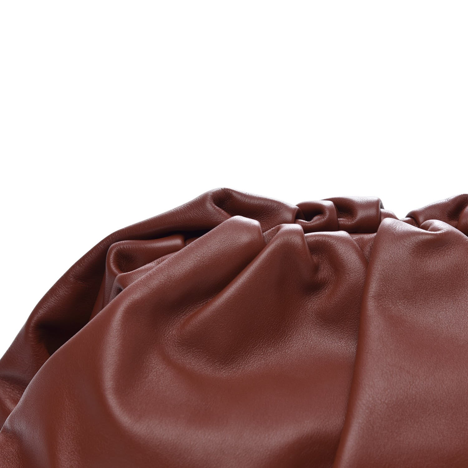 Bottega Veneta Smooth Butter Calf The Pouch Oversized Clutch Rust 10 of 10