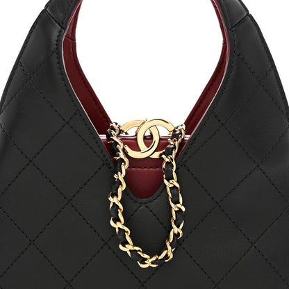 Chanel Calfskin Chic Lady Small Shopping Tote Black 8 of 10