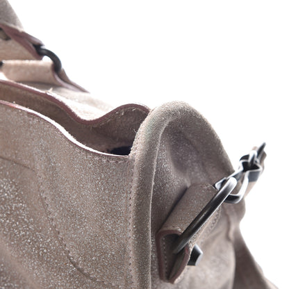 Balenciaga Metallic Craquele Calfskin Classic Hardware City Bois de Rose 22 of 33