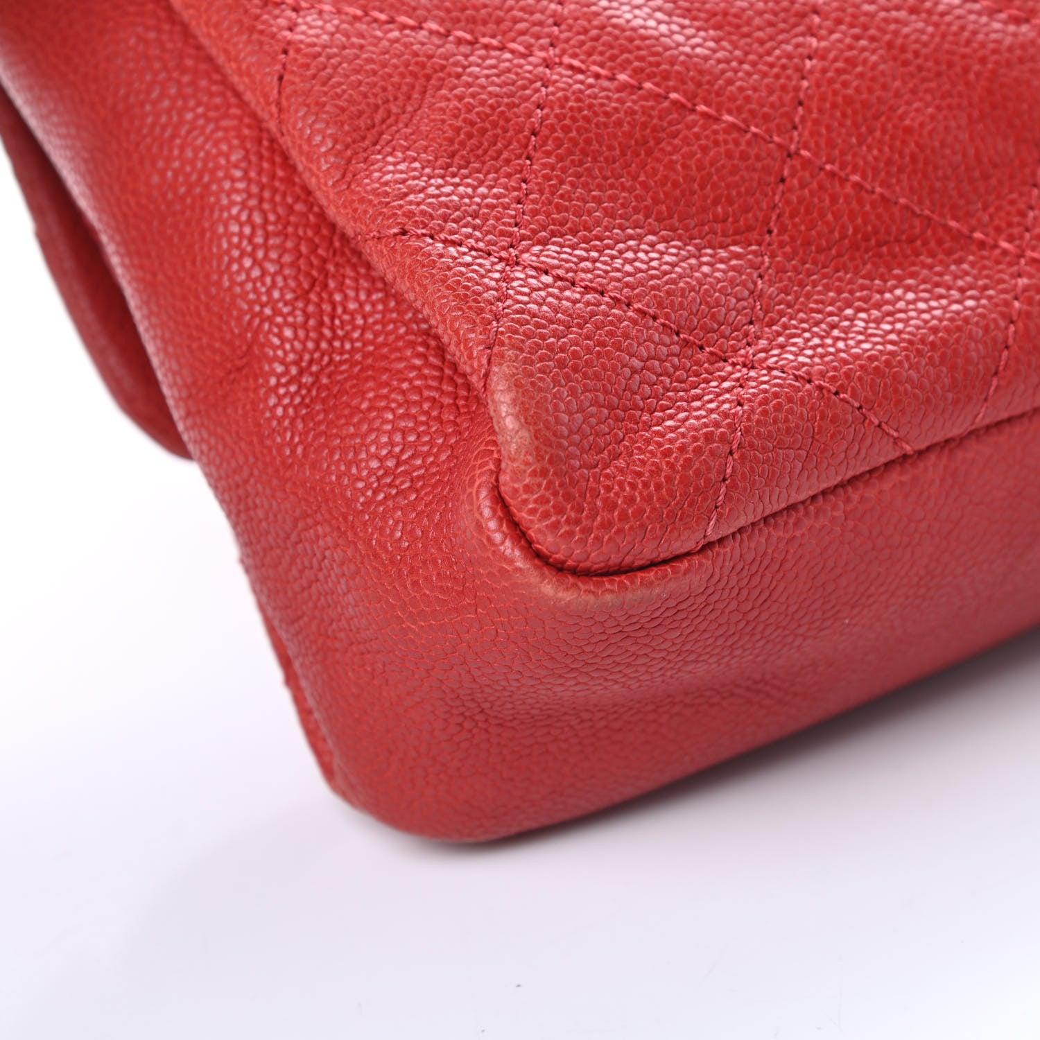 Chanel Caviar Quilted Medium Simply CC Flap Red 13 of 21