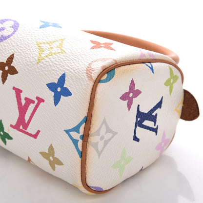 Louis Vuitton Monogram Multicolor Mini Sac HL Speedy White 8 of 10