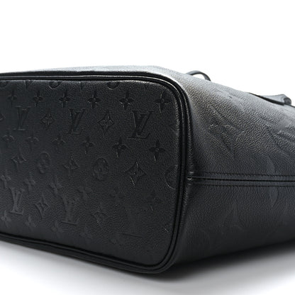 Louis Vuitton Empreinte Monogram Giant Neverfull MM Black 9 of 9