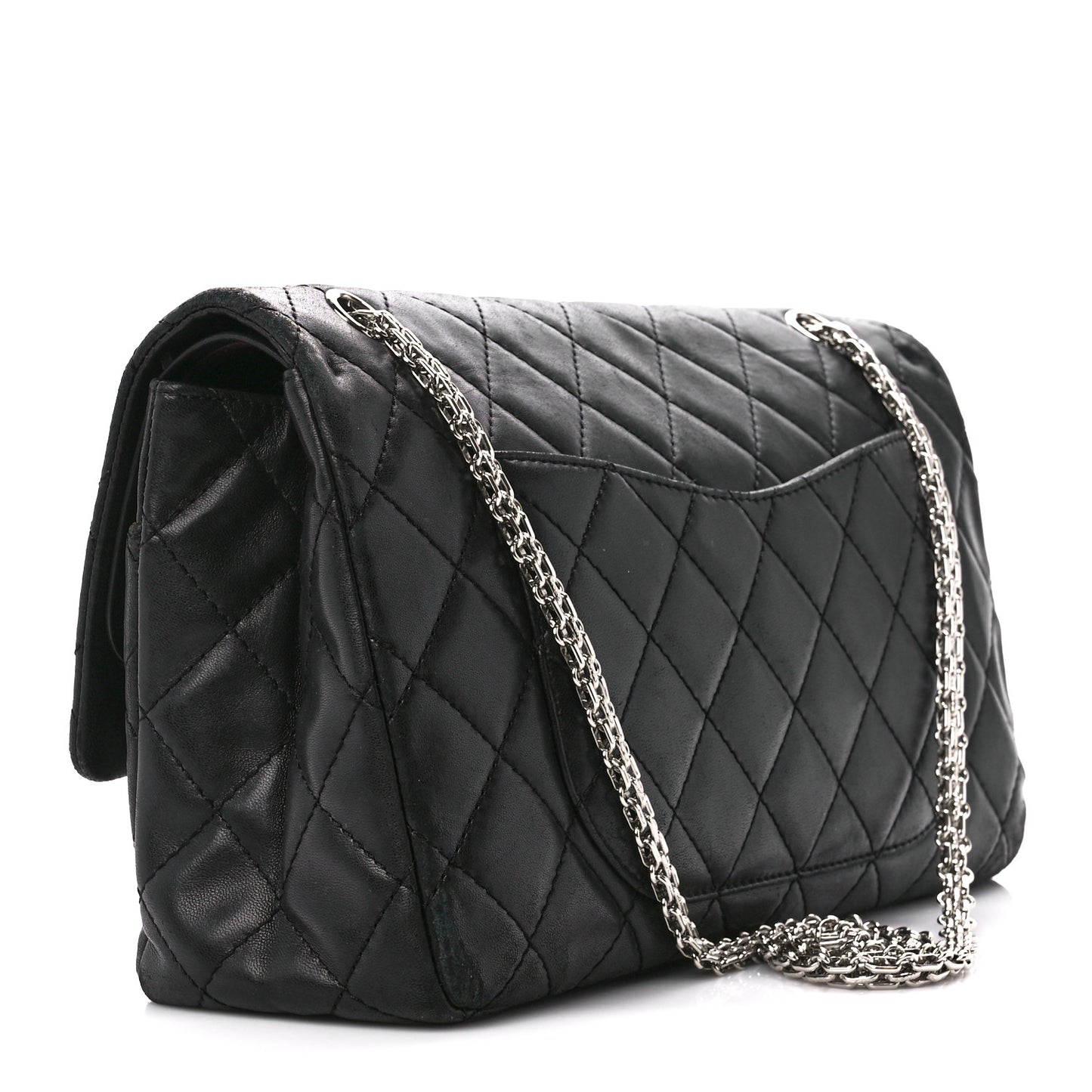 Lambskin Quilted 2.55 Reissue 227 Flap Black