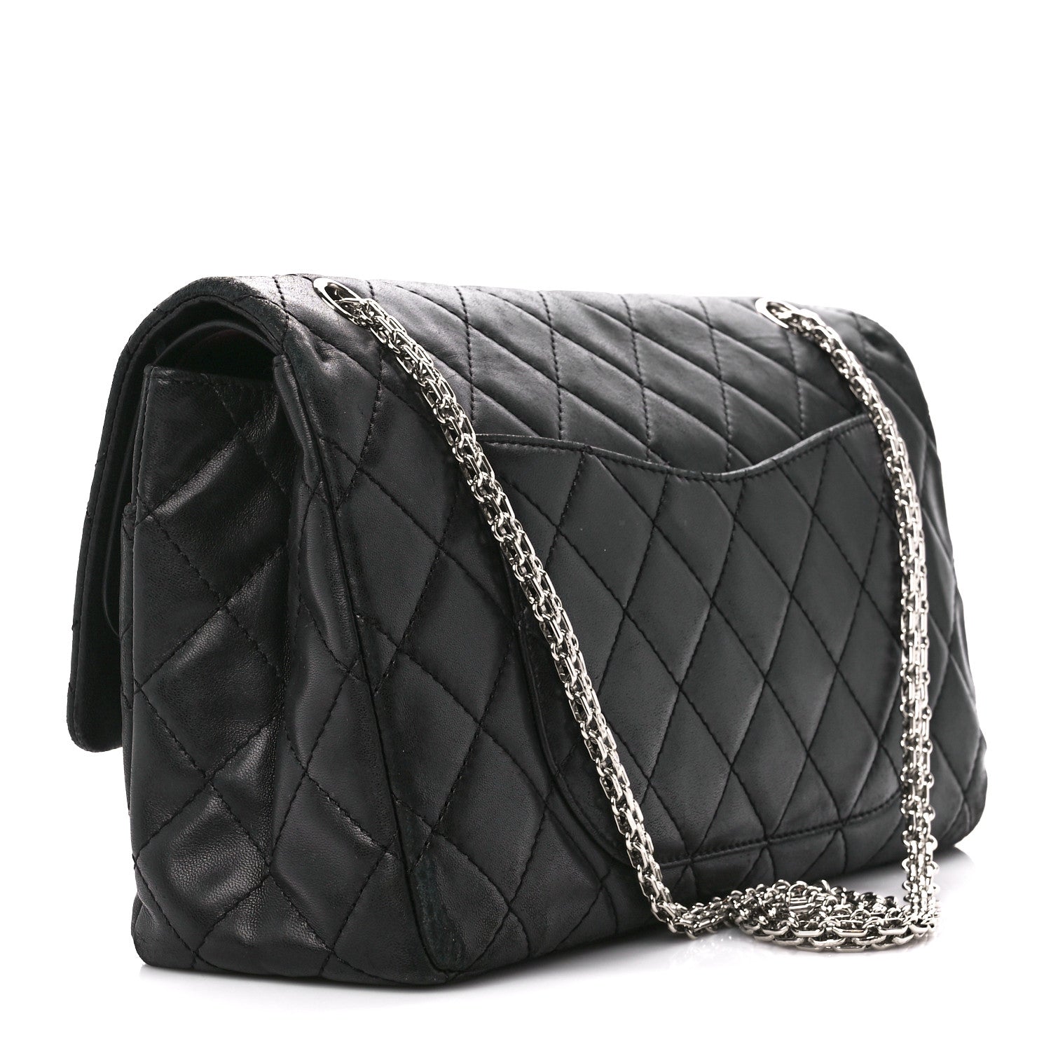 Chanel Lambskin Quilted 2.55 Reissue 227 Flap Black 3 of 10