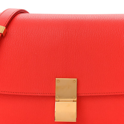 Celine Goatskin Medium Classic Box Flap Bag Alizarin 8 of 11