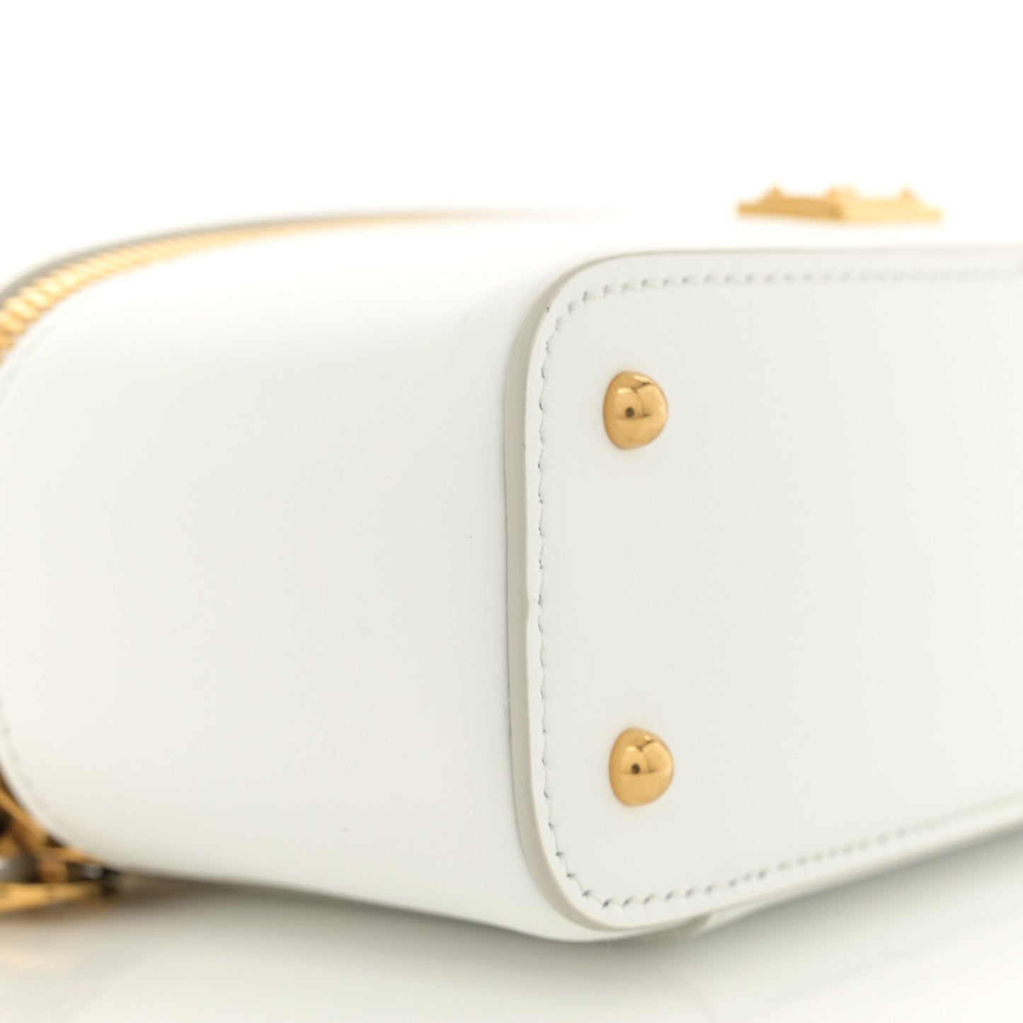 Calfskin Sicily Crossbody Bag White