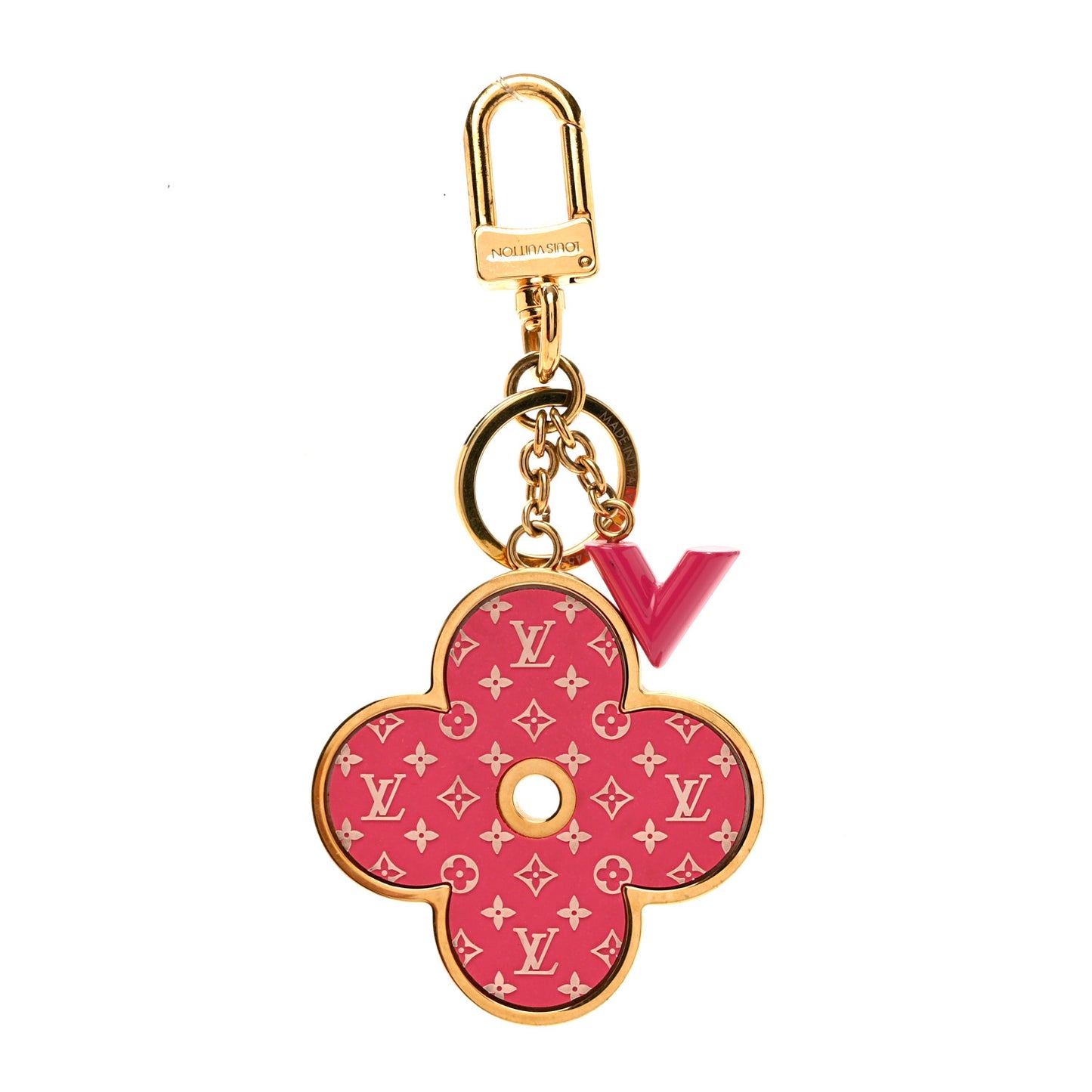 Monogram All Over Bag Charm Key Holder