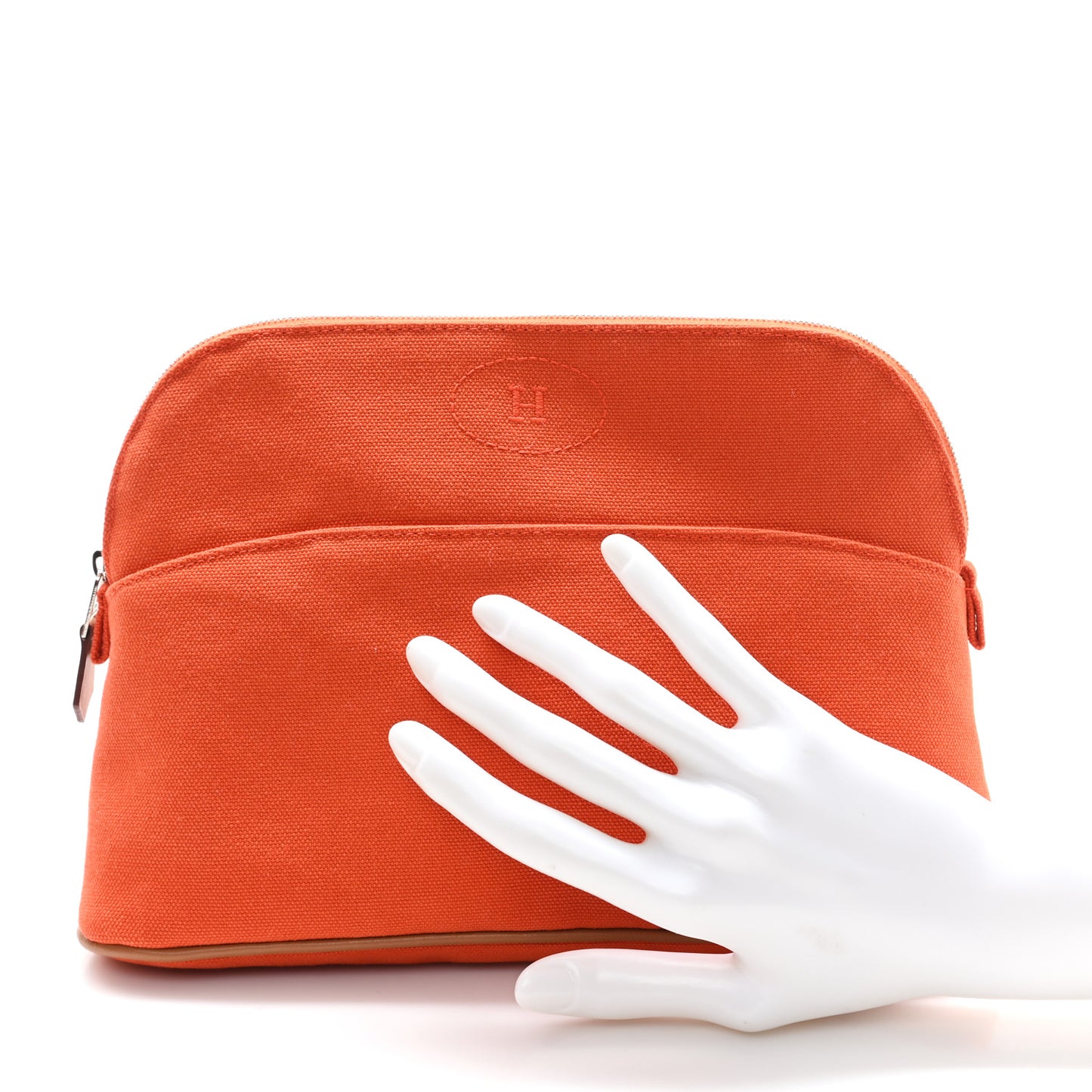 Cotton Canvas Bolide Travel Cosmetic Pouch MM Feu