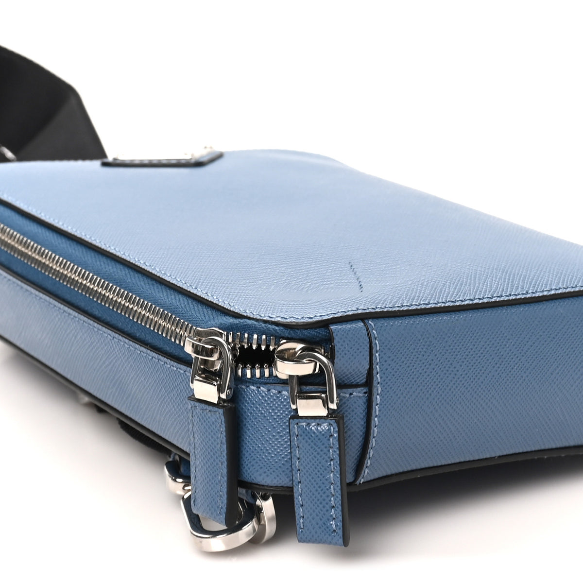 Saffiano Brique Sling Bag Blue