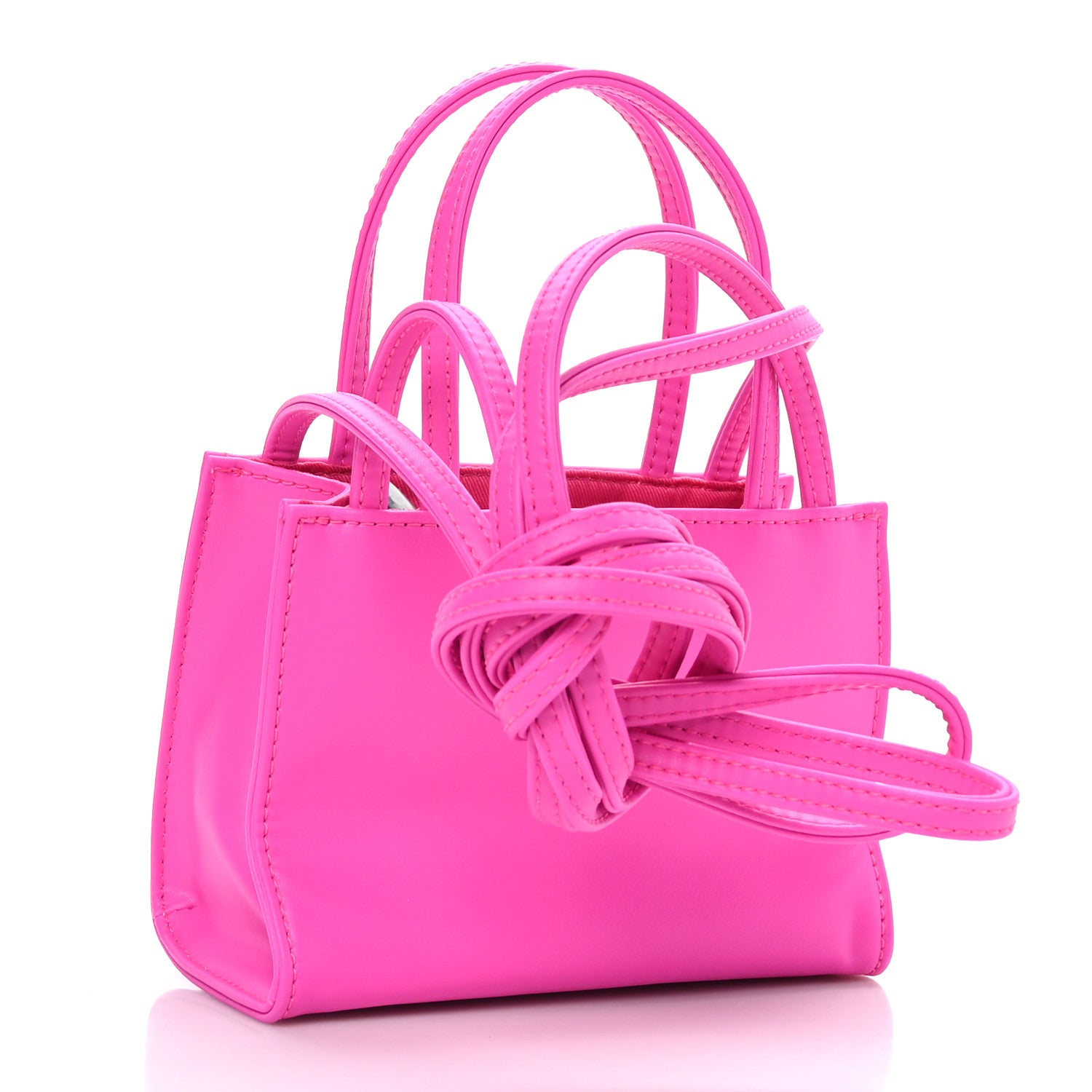 Telfar Vegan Leather Small Shopping Bag Azalea 3 of 8