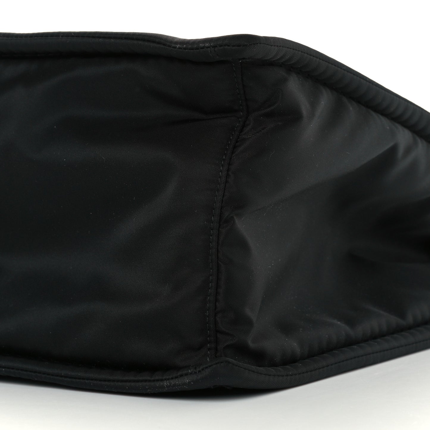 Tessuto Nylon Chain Tote Black