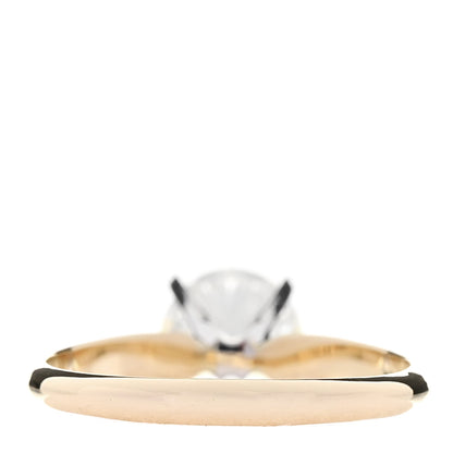 Parker & West by FASHIONPHILE 14K Yellow White Gold Diamond 1.49ct Solitaire Engagement Ring 54 7 4 of 6