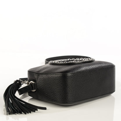 Gucci Pebbled Calfskin Studded Small Soho Disco Bag Black 4 of 8