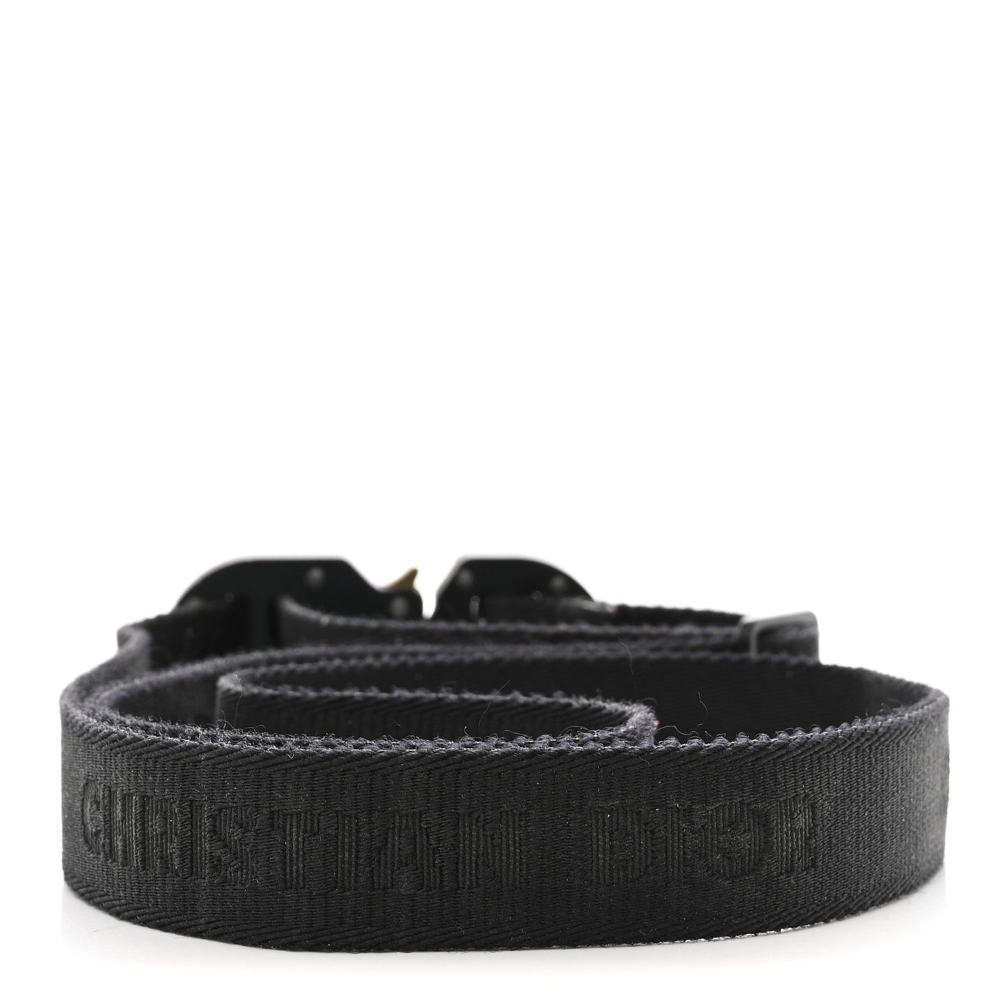 Jacquard Nylon Aluminum 25mm CD Belt Black