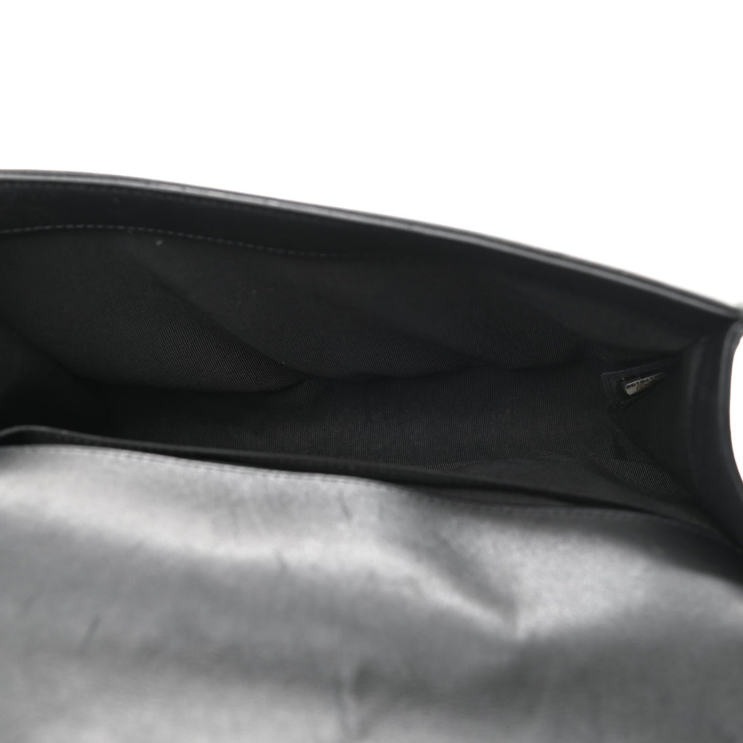 Calfskin Quilted Medium Boy Flap So Black