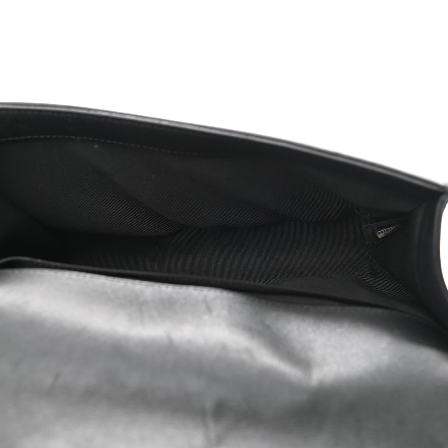 Chanel Calfskin Quilted Medium Boy Flap So Black 5 of 10
