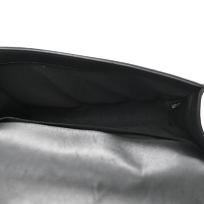 Chanel Calfskin Quilted Medium Boy Flap So Black 5 of 10