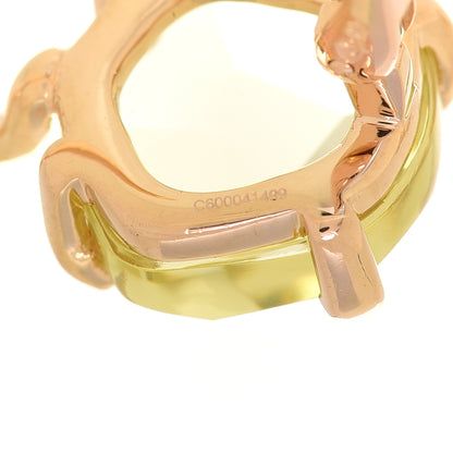 Pomellato 18K Yellow Gold Lemon Quartz Lola Drop Earrings 4 of 6