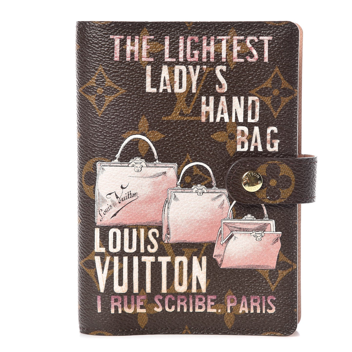 Monogram Affiche Small Ring Agenda Cover