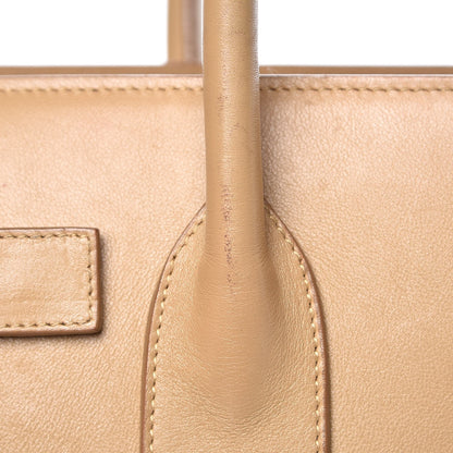 Saint Laurent Calfskin Small Sac De Jour Taupe 9 of 25