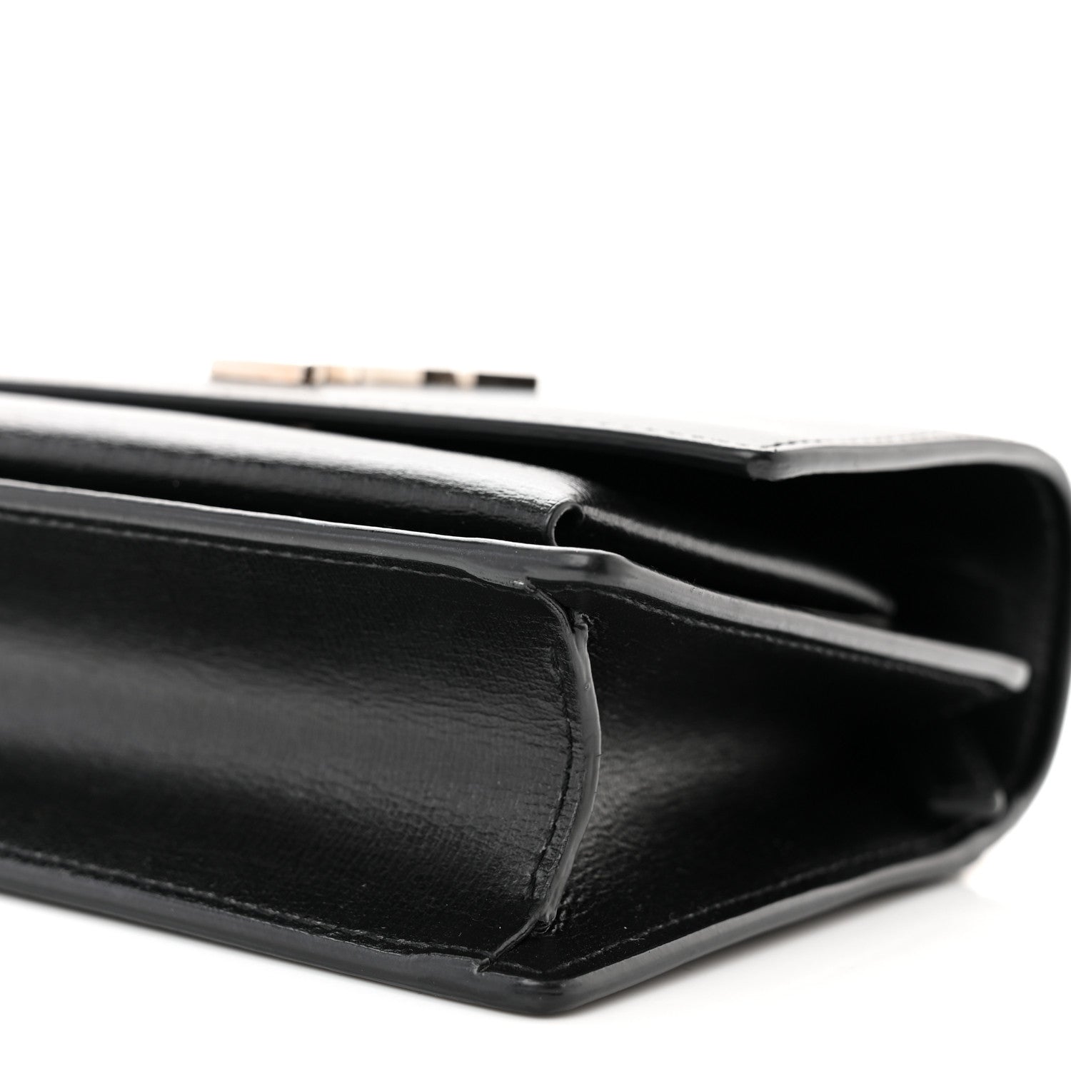 Saint Laurent Calfskin Monogram Sunset Chain Wallet Black 10 of 12