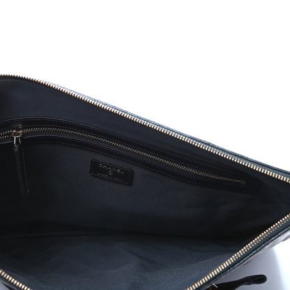 Chanel Iridescent Caviar Large Night by the C Pouch Clutch Black 5 of 7