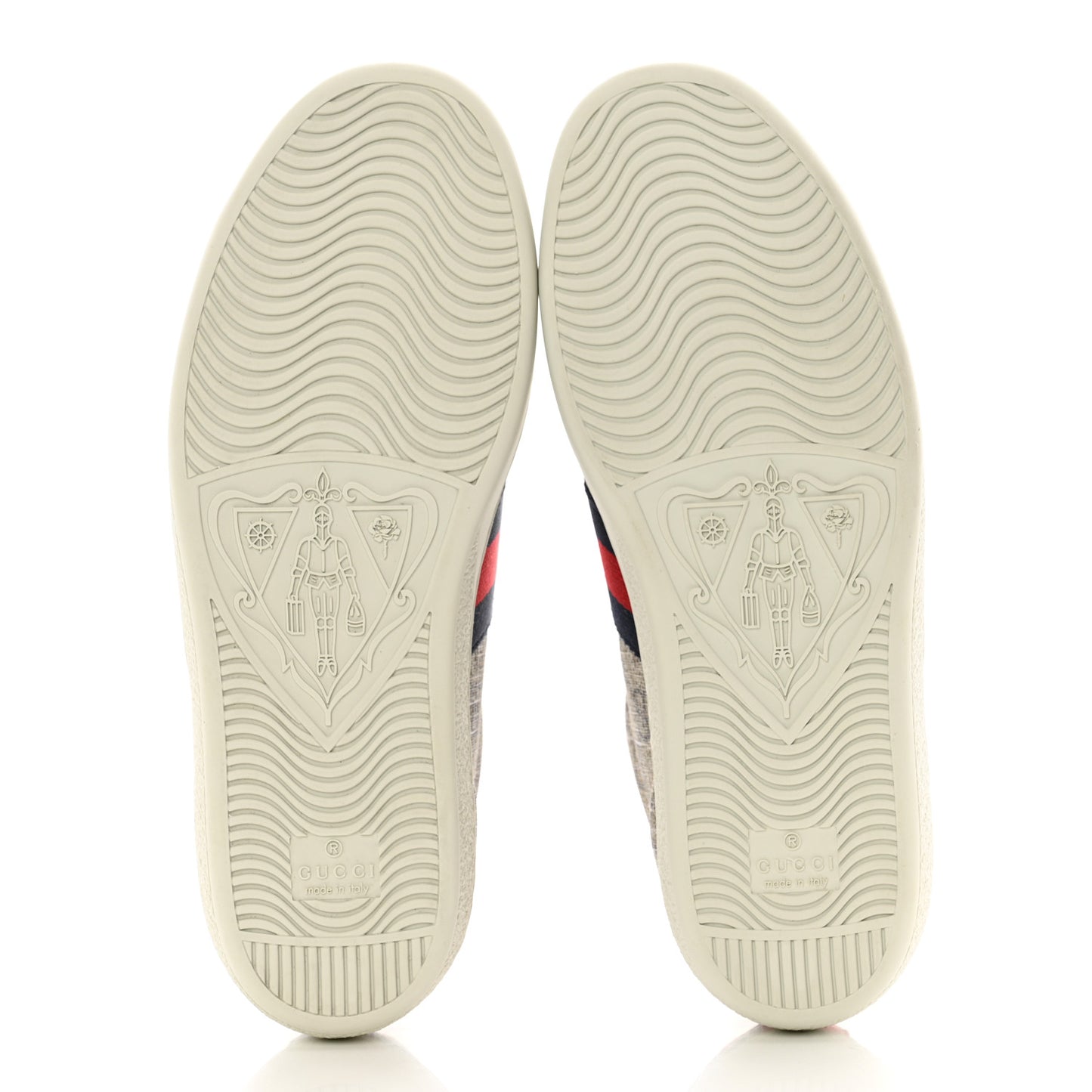 GG Supreme Monogram Womens Ace Low-Top Sneaker 37 Beige