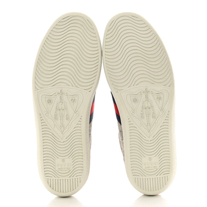 Gucci GG Supreme Monogram Womens Ace Low-Top Sneaker 37 Beige 6 of 10