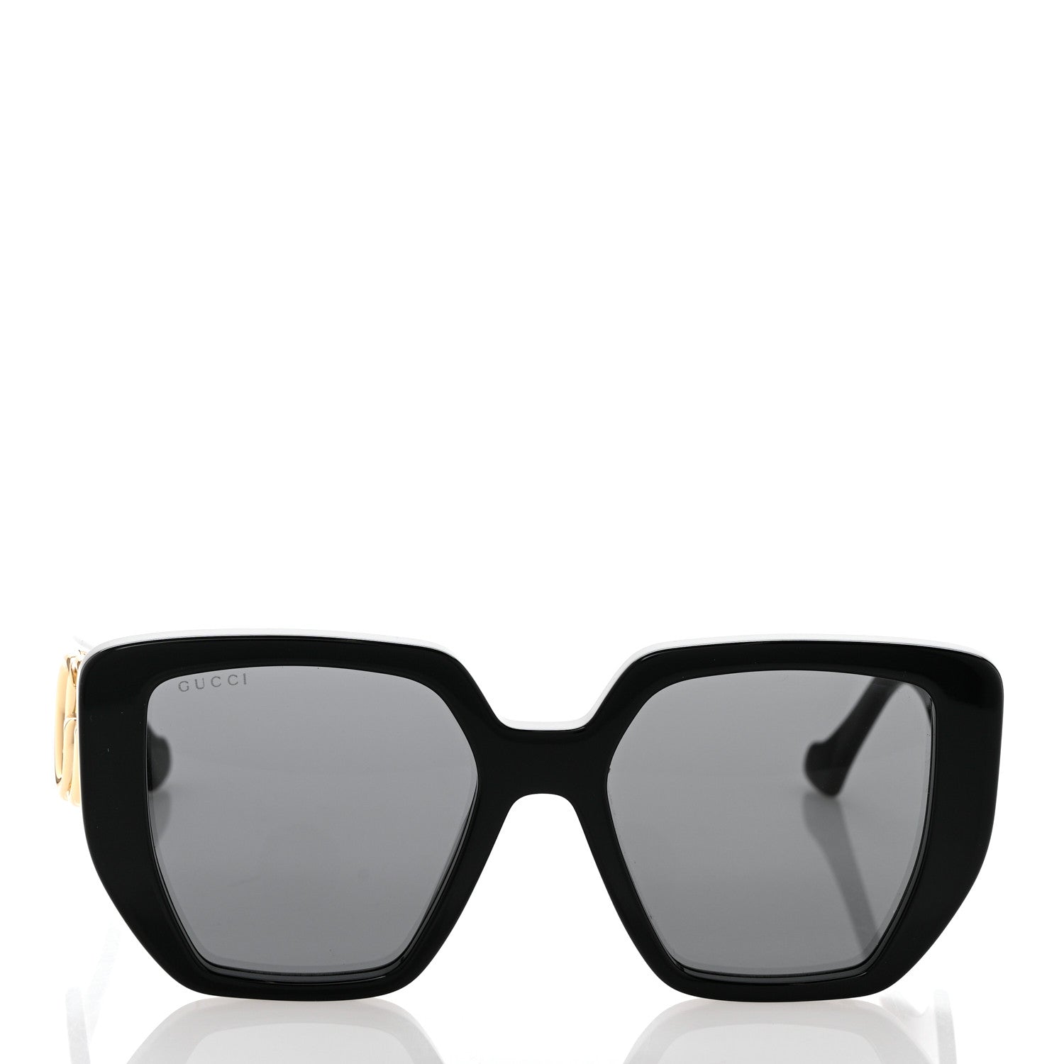 Gucci Acetate Square Frame Sunglasses GG0956S Black 2 of 8