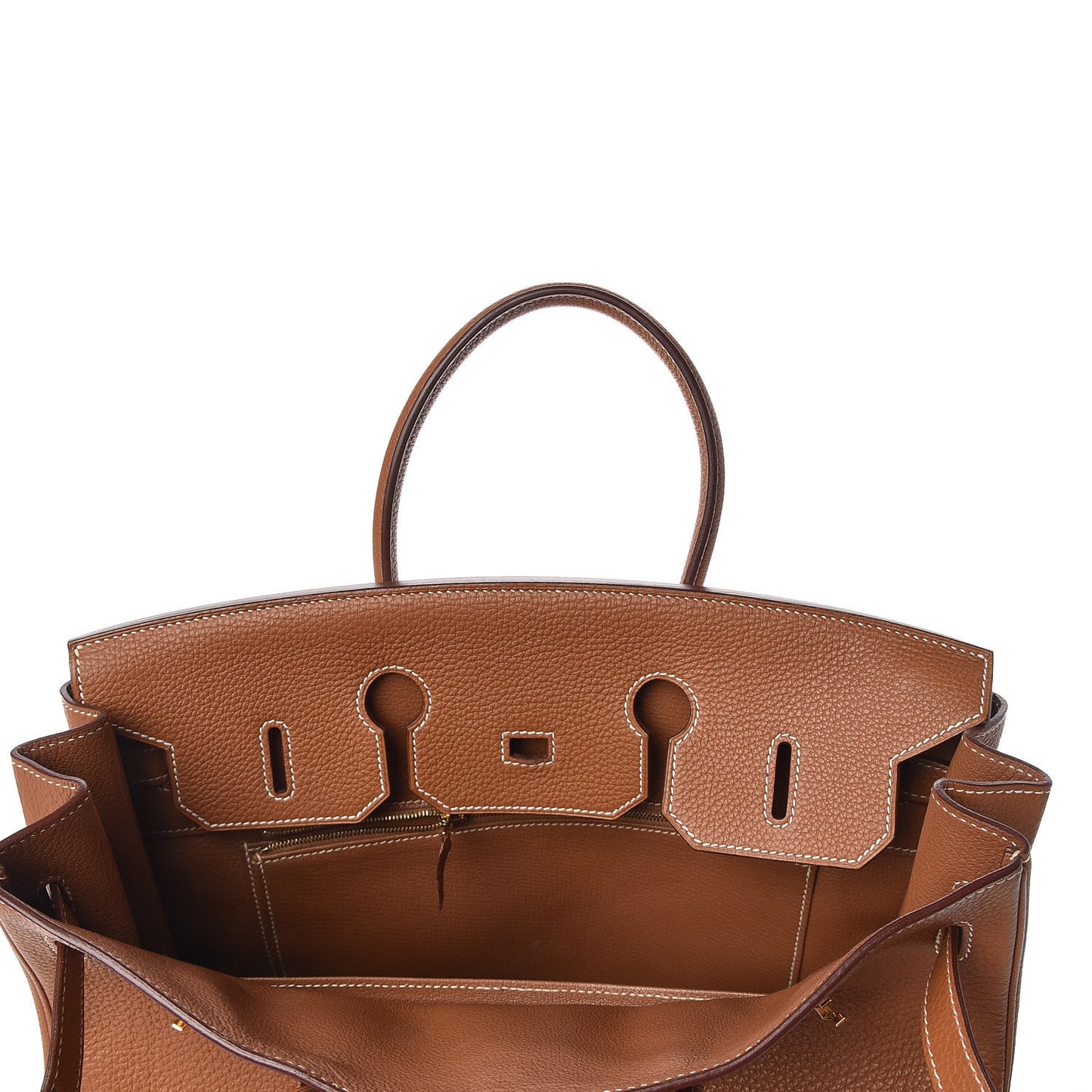 Taurillon Clemence Birkin 35 Gold