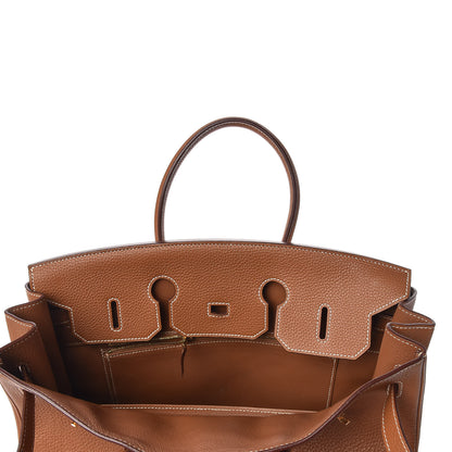 Hermes Taurillon Clemence Birkin 35 Gold 25 of 32