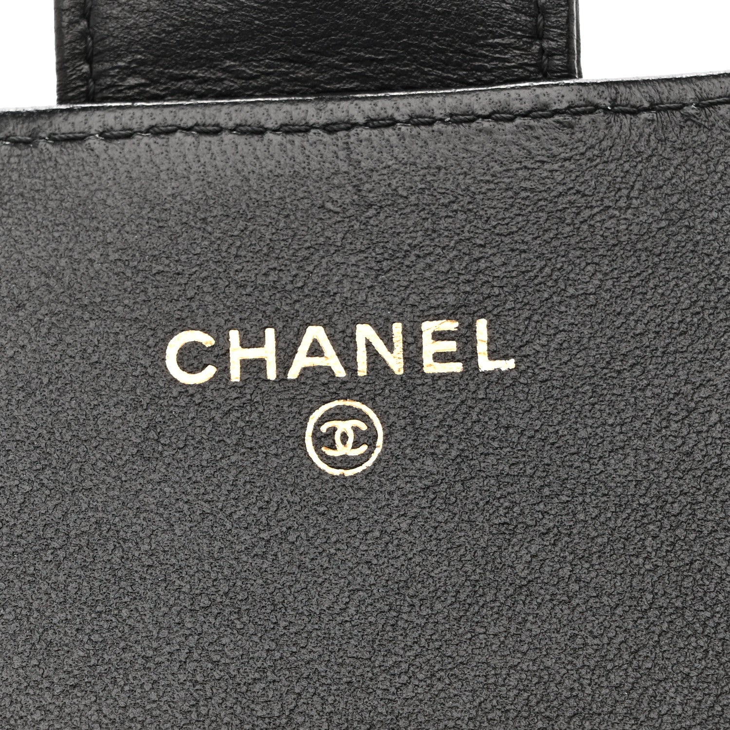 Chanel Lambskin Quilted Large Gusset Flap Wallet Black 6 of 10