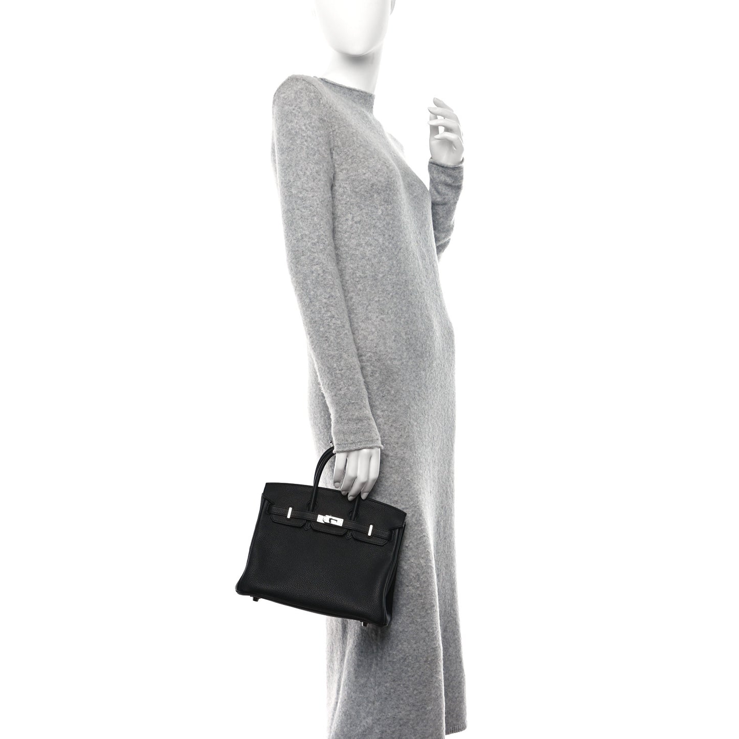 Epsom Birkin Sellier 25 Black