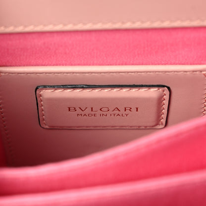Bulgari Calfskin Serpenti Forever Top Handle Crystal Rose 7 of 11
