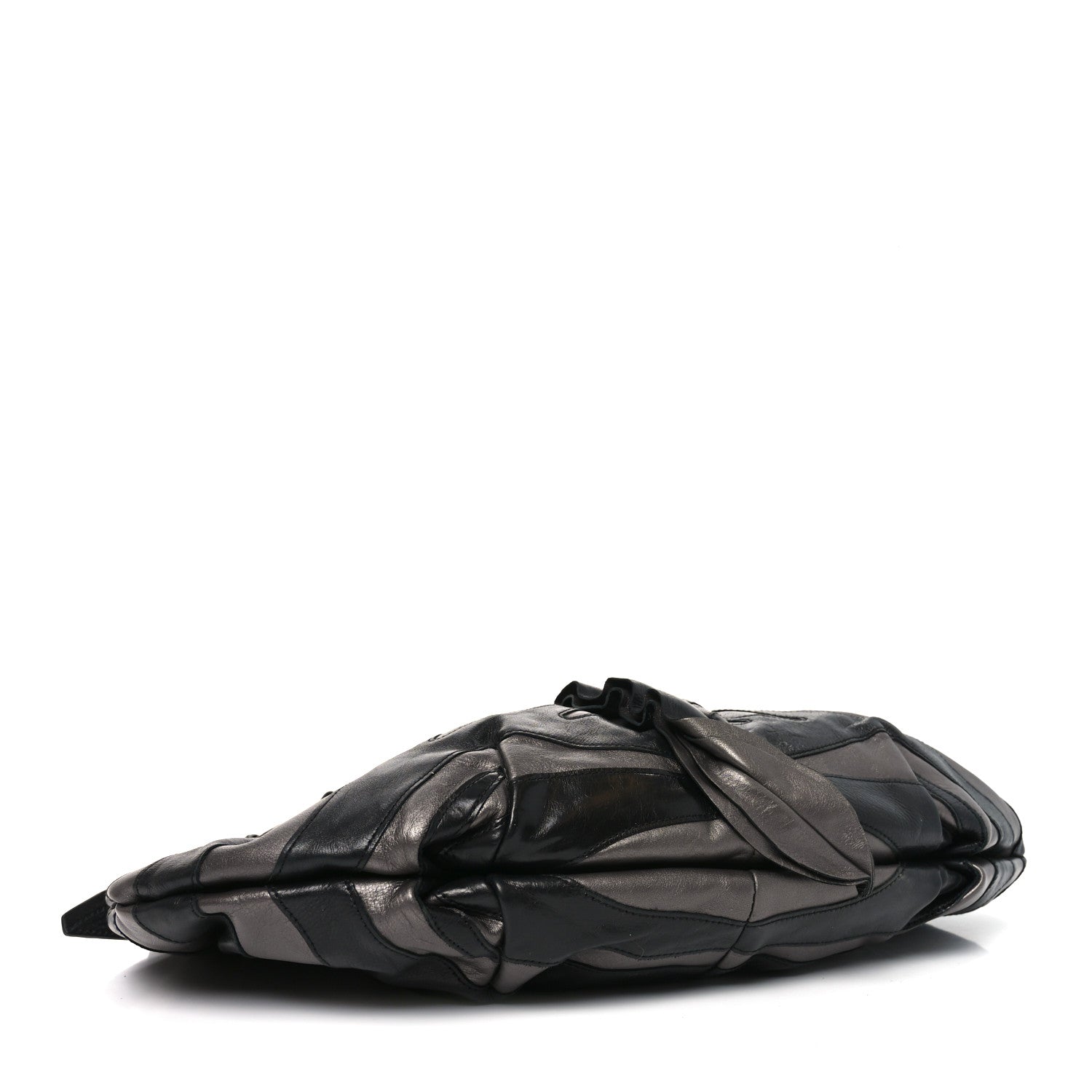 Prada Vitellino Mordo Hobo Graphite 4 of 9