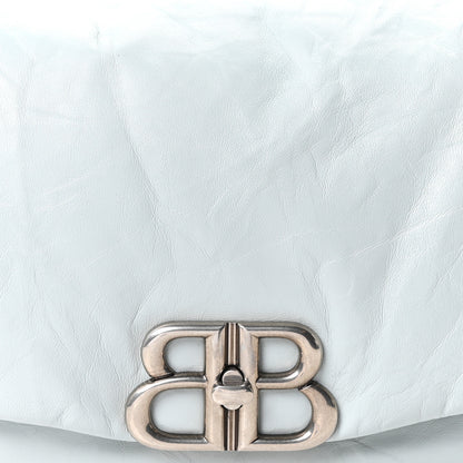 Balenciaga Thin Calfskin Small Monaco Sling Shoulder Bag  Light Blue 8 of 10