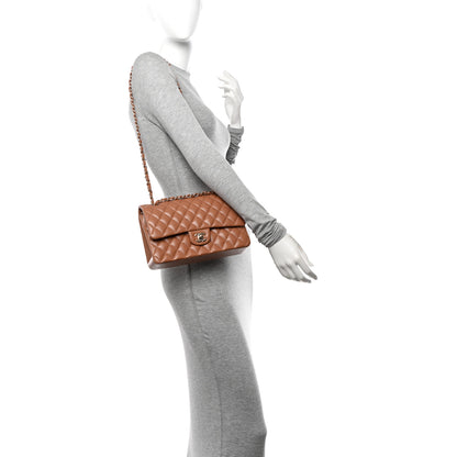 Chanel Lambskin Quilted Medium Double Flap Brown 2 of 12