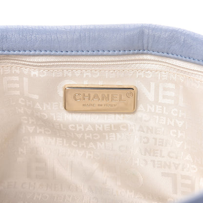 Chanel Distressed Lambskin Flap Blue 8 of 10